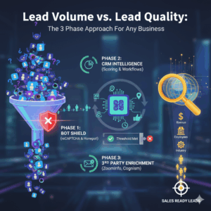 3 Phase of Lead volume to lead quality