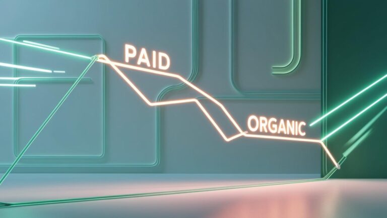 paid and organic CTR trends